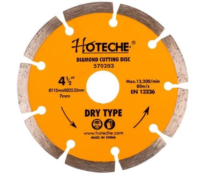 (AGOTADO) HOTECHE DISCO DIAMANTE SEGMENTADO 115MM. 570203