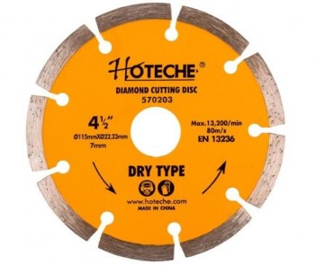 (AGOTADO) HOTECHE DISCO DIAMANTE SEGMENTADO 115MM. 570203