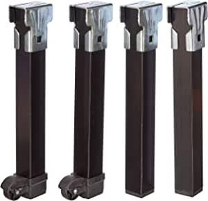 PATAS SOMIER METAL C/RUEDA 30X40MM.