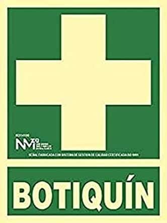 (AGOTADO) SEÑAL LUMINISCENTE BOTIQUIN 224X300